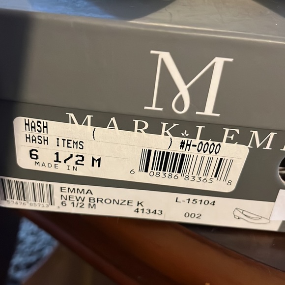 (178)NWT ladies bronze flats by Mark & Lemp/Walking Cradles. 6 1/2 medium - Picture 9 of 9